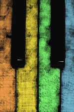 Piano Keys In Colour